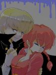  1boy 1girl hoshino_lala ranma-chan ranma_1/2 red_hair saotome_ranma 