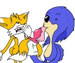  anthro buttplug canine clothing duo erminer69&#039;er fox fur gloves hedgehog humor male mammal miles_prower sex_toy shocked sonic_(series) sonic_the_hedgehog tongue tongue_out 