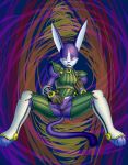  anus eternal-dahaka feline female fur mammal masturbation mia_(.hack) purple_fur pussy pussy_juice yellow_eyes 