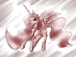  2014 4:3 equine feathered_wings feathers female feral friendship_is_magic horn mammal my_little_pony nadvgia princess_celestia_(mlp) solo winged_unicorn wings 