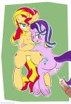 2016 after_sex animal_genitalia animal_penis blonde_hair blue_eyes blue_hair blush border butt chest_tuft clitoris cum cum_in_pussy cum_inside cum_leaking cum_string cutie_mark disembodied_penis duo duo_focus equestria_girls equine equine_penis erection female feral friendship_is_magic fur green_background group hair half-closed_eyes hi_res hooves horn leaking looking_at_viewer looking_back lying male mammal multicolored_hair my_little_pony n0nnny nude on_back open_mouth penis purple_eyes purple_fur purple_hair pussy raised_tail red_hair simple_background smile starlight_glimmer_(mlp) sunset_shimmer_(eg) tuft two_tone_hair underhoof unicorn url vein veiny_penis watermark white_border yellow_fur 