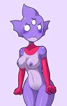  blush clothing female gloves hylotl miu_(nekuzx) mostly_nude nekuzx solo standing starbound video_games 