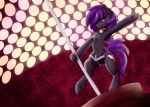  2018 big_breasts bra breasts clothed clothing collar cutie_mark dancing earth_pony equine fan_character female feral friendship_is_magic fur hooves horse lioru92 lunar_charm_(mars) mammal my_little_pony pole pole_dancing pony simple_background smile solo stripper stripper_pole teats underwear 