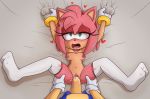  &lt;3 2018 ahegao amy_rose anthro areola arms_above_head bed bedroom_eyes big_breasts blue_fur blush bracelet breasts butt clitoris clothing colored cum cum_in_pussy cum_inside digital_media_(artwork) duo ejaculation erect_nipples erection eyebrows eyelashes eyeshadow female first_person_view fur gloves grabbing_sheets green_eyes hair hairband half-closed_eyes hearlesssoul hedgehog hi_res jewelry legwear looking_at_viewer looking_pleasured lying makeup male male/female male_penetrating male_pov mammal missionary_position mostly_nude multicolored_fur navel nipples on_back on_bed open_mouth orgasm orgasm_face penetration penis pink_fur pussy pussy_juice seductive sex solo_focus sonic_(series) sonic_the_hedgehog spread_legs spreading tan_fur thigh_highs tongue vaginal vaginal_penetration video_games 
