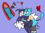  &lt;3 anal anal_penetration anthro anthro_on_anthro balls big_butt big_penis blush butt cartoon_network cat collar crossover cum cum_while_penetrated cumshot cutaway duo ejaculation feline gumball_watterson hi_res humanoid_penis internal klonoa klonoa_(series) male male/male male_penetrating mammal orgasm penetration penis sex taillove_(artist) the_amazing_world_of_gumball vein veiny_penis young 