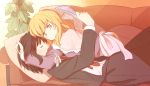  2girls blush maribel_hearn multiple_girls sofa tagme touhou unagi_sango usami_renko 