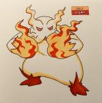  2018 3_toes abomasnow alternate_color ambiguous_gender angry biped english_text eyebrows fak&eacute;mon featureless_crotch fighting_stance fire firefightdex front_view full-length_portrait hi_res humanoid looking_away marker_(artwork) markings mfanjul mixed_media nintendo not_furry nude open_mouth overweight overweight_ambiguous pen_(artwork) pink_eyes pok&eacute;mon pok&eacute;mon_(species) portrait red_body shadow simple_background slit_pupils socks_(marking) solo standing text toes toony traditional_media_(artwork) two_tone_body video_games white_background white_body 