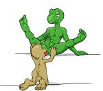  anal anthro anthro_on_anthro anus backsack balls brown_skin butt corky_turtle duo erection green_skin humanoid_penis male male/male naked_turtle nude oral penis redemption3445 reptile rimming scalie sex suzy&#039;s_zoo the_turtle_beach_bar turtle 