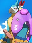  2018 avian breath_of_the_wild erection kass_(zelda) male nintendo outside penis the_legend_of_zelda video_games winick-lim 