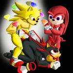  cutterfl knuckles_the_echidna shadow_the_hedgehog sonic_team super_sonic 