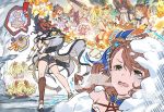  6+girls alternate_costume alternate_hairstyle ball beatrix_(granblue_fantasy) bikini black_hair blonde_hair blush_stickers book breath brown_hair closed_eyes cold commentary_request cup drinking erune eyewear_on_head food granblue_fantasy green_eyes hair_ribbon ice_cream ilsa_(granblue_fantasy) imagining meditation minaba_hideo multiple_girls muscle ocean official_art ribbon sand shaded_face snow sparkle sunglasses swimsuit tearing_up thought_bubble trembling twintails zeta_(granblue_fantasy) 