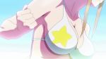  10s 1girl animated animated_gif aoba_kazane bikini bounce bouncing_breasts breasts cleavage keijo!!!!!!!! large_breasts swimsuit 