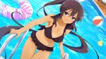  bikini breasts cleavage homura_(senran_kagura) senran_kagura swimsuit tan_lines yaegashi_nan 