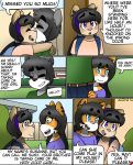  2018 abby_doug canine comic digital_media_(artwork) english_text feline female flat_chested fur hair male mammal mcfly0crash open_mouth smile susy_sallister text young 