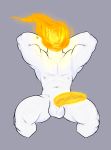  animate_inanimate balls big_penis brasa_(himeros) candle fire glowing glowing_penis himerosthegod male muscular object_head penis simple_background solo unusual_penis wax white_skin 