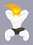  animate_inanimate big_bulge brasa_(himeros) bulge candle clothing fire glowing glowing_penis himerosthegod male muscular object_head penis penis_shaped_bulge simple_background solo underwear wax white_skin 