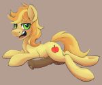  2014 animal_genitalia animal_penis balls blush braeburn_(mlp) earth_pony equine equine_penis erection feral friendship_is_magic horse male mammal my_little_pony notsafeforhoofs penis pony precum smile solo 