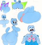  2018 anthro anus balls bedroom_eyes big_breasts blue_fur breasts butt cartoon_network cat duo faceless_male facesitting feline female fur gumball_watterson half-closed_eyes hi_res incest lactating looking_back male male/female mammal mature_female milk mother mother_and_son navel neom-daddy nicole_watterson nipples nude parent penis presenting presenting_hindquarters puffy_vagina pussy raised_tail rear_view seductive sex simple_background slightly_chubby smile son the_amazing_world_of_gumball thick_thighs titfuck whiskers white_background 