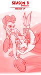  2018 blush changeling cub dialogue duo english_text female feral fish friendship_is_magic jcosneverexisted jewelry marine my_little_pony necklace ocellus_(mlp) pussy seahorse silverstream_(mlp) teenager text underwater water young 