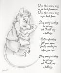 2017 english_text female field_mouse grrrwolf mammal mature_female mouse mrs._brisby pillow rodent sketch smile text the_secret_of_nimh 