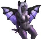  anthro bat breasts brony equine female horse i.kain invalid_color invalid_tag kain mammal my_little_pony nipples nude pony simple_background smile white_background wings ych 