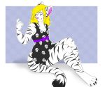  clothing dress feline female mammal nyland paws solo tiger trashdog420 white_tiger 