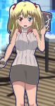  alternate_breast_size arm_at_side bangs black_skirt blonde_hair blue_eyes blunt_bangs blush boku_wa_tomodachi_ga_sukunai bow breasts classroom cowboy_shot embarrassed eyebrows_visible_through_hair grey_sweater hair_bow hair_ornament hand_up hasegawa_kobato headshop heterochromia hips holding holographic_interface indoors large_breasts long_hair looking_at_viewer miniskirt older open_mouth outline parted_bangs pencil_skirt raised_eyebrows red_bow red_eyes ribbed_sweater screencap self_upload shiny shiny_hair skirt sleeveless sleeveless_turtleneck solo standing sweater tatami teacher third-party_edit turtleneck turtleneck_sweater two_side_up 