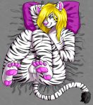  balls butt feet feline girly hardcorecandystore male mammal nude nyland paws tiger white_tiger 