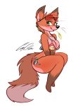  anthro bagelcollector bikini breasts canine clothed clothing eyewear female fox looking_at_viewer makeup mammal smile solo sunglasses swimsuit thick_thighs 