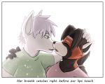  blush canine colrblnd_(artist) comic dog duzt_(artist) female female/female kissing lexi_redd mammal measureup oata_rinsky red_panda samoyed 
