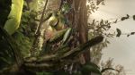  16:9 2018 3d_(artwork) 5_fingers 5_toes against_tree anthro argonian bizzyniz blue_eyes blue_markings branch breasts clothing detailed detailed_background digital_media_(artwork) eye_markings facial_markings feet female forest green_scales hi_res horn humanoid_feet humanoid_hands kneeling loincloth looking_at_viewer looking_down low-angle_view markings melee_weapon nipples on_branch orange_sky outside perspective pink_areola polearm pose reptile scales scalie signature skyrim slit_pupils solo source_filmmaker spear standing sunlight the_elder_scrolls toes tree tribal tribal_clothing tribal_markings url video_games vines wallpaper watermark weapon 