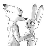  2018 anthro canine clothing disney female fox fur judy_hopps lagomorph male mammal miroukitsu nick_wilde rabbit zootopia 