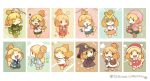  &lt;3 2016 animal_crossing anthro canine clothed clothing dog eyes_closed female isabelle_(animal_crossing) kanannbo kemono mammal nintendo open_mouth tagme video_games 