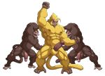  brown_fur clothing dragon_ball dragon_ball_z fur maldu male nude oozaru penis 