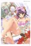  animal_ears bathing feet possible_duplicate tail toranoana tougarashi_hideyu towel wet 