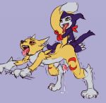  anal anal_penetration anthro canine cum cum_in_ass cum_inside cum_while_penetrated cumshot digimon ejaculation from_behind_position imp impmon male male/male mammal open_mouth orgasm penetration renamon sex ungulatr 