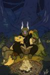  2018 anthro baze book cuddling female fluxom horn kobold kret scalie sek 