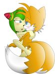 alpha_channel anthro blush breasts canine cosmo_the_seedrian duo female flora_fauna fox interspecies male mammal miles_prower multiple_tails nipples plain_background seedrian sega sex sonic_(series) sonic_team sonic_x straight tails tom_elias transparent_background 