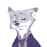  2018 anthro canine clothed clothing disney fox male mammal nick_wilde simple_background white_background zootopia へべ 