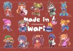  ana_(warioware) ashley_(warioware) chibi kat_(warioware) mona_(warioware) penny_(warioware) wario warioware 