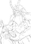  abs biceps blizzard_entertainment cum duo elf erection fangs fur genital_piercing grin hairy hi_res horn humanoid humanoid_penis interspecies line_art male male/male malfurion_stormrage masturbation muscular navel night_elf nipples not_furry nude open_mouth pecs penile_masturbation penis penis_piercing piercing pointy_ears presenting prince_albert_piercing rape_face red_tiger satyr scar smile teeth tongue tongue_out vein video_games warcraft 蛋疼红虎 