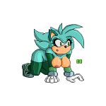  alpha_channel anthro breasts clothing crawling digital_media_(artwork) fan_character female gloves mammal mostly_nude nipples pixel_(artwork) randomobliquity_(artist) simple_background solo sonic_(series) sprite transparent_background 