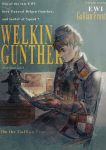  baiguiyu blonde_hair book commentary_request english garrison_cap gloves hat lantern male_focus military military_uniform senjou_no_valkyria senjou_no_valkyria_1 solo uniform welkin_gunther 