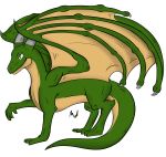  claws dragon feral green_skin hi_res horn male reptile scalie smile solo wings youmadsin 