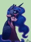  2018 amarynceus blue_feathers cosmic_hair cute duo embrace equine eyelashes eyes_closed feathered_wings feathers female female/female feral floppy_ears freckles friendship_is_magic green_background hair hi_res horn hug long_hair mammal multicolored_hair my_little_pony nude princess_luna_(mlp) signature simple_background sitting smile text twilight_sparkle_(mlp) unicorn watermark wing_hug winged_unicorn wings 
