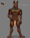  abs canine dog loretofaron male male/male mammal muscular pecs penis scooby-doo scooby-doo_(series) sex standing suggestive 