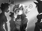  2018 anthro breasts clothed clothing digital_media_(artwork) eviloverlord0 female greyscale group hedgehog male mammal monochrome tlt_echelon 