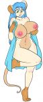  anthro big_breasts big_ears blue_hair breasts brown_nose female freckles fur green_eyes hair huge_breasts jasmine_(skidd) long_hair mammal mouse multicolored_fur navel nipples nude pink_nipples rodent simple_background skidd solo thick_thighs towel two_tone_fur voluptuous wet wet_fur wet_hair white_background white_fur wide_hips 