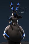  3d_(artwork) anthro anthroanim balls big_balls bulge bunny_ears_(disambiguation) digital_media_(artwork) english_text hi_res huge_balls huge_thighs humanoid hyper hyper_balls hyper_bulge hyper_penis hyper_thighs machine male not_furry penis robot s.o.r.u. simple_background solo standing text thick_thighs wide_hips 
