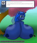  anthro breasts equine female friendship_is_magic impossibly_huge_breasts mammal mostlymlpanthroporn my_little_pony nude princess_luna_(mlp) solo 
